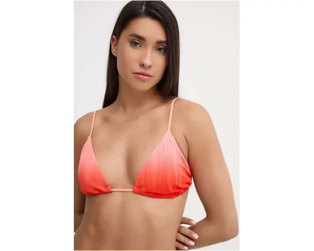 Chantelle sutien de baie culoarea portocaliu, cupa usor rigidizata