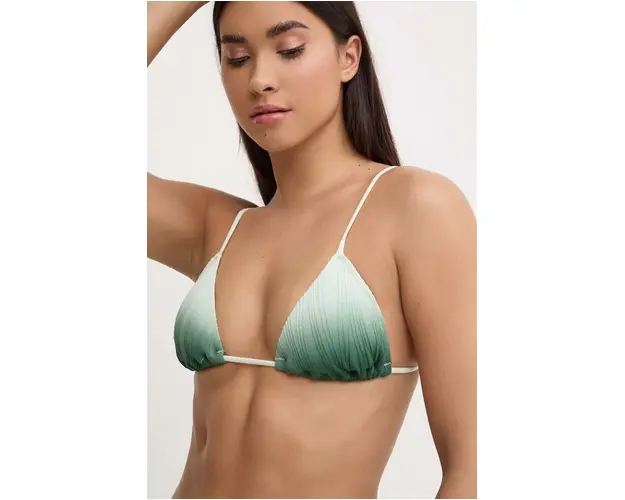 Chantelle sutien de baie culoarea verde, cupa usor rigidizata