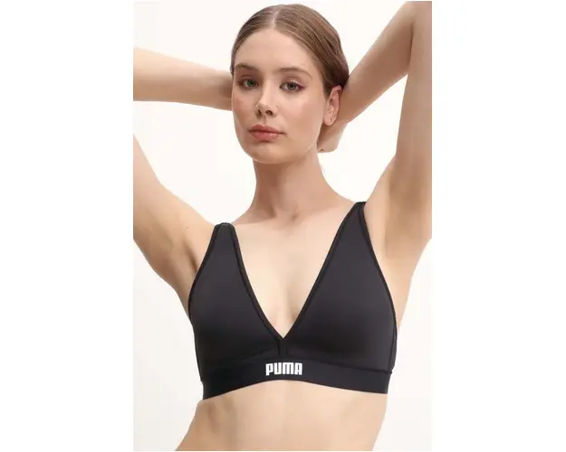Puma sutien culoarea negru, neted, 938312