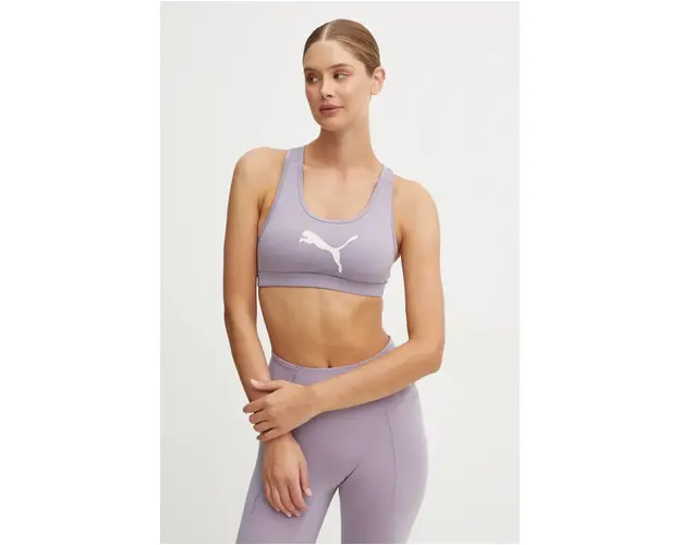 Puma sutien sport 4KEEPS culoarea violet, modelator, 525317