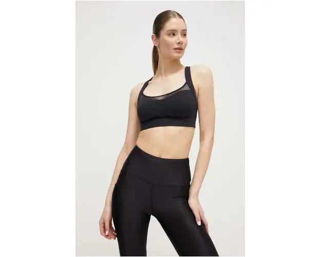 P.E Nation sutien sport Freestyle culoarea negru, neted