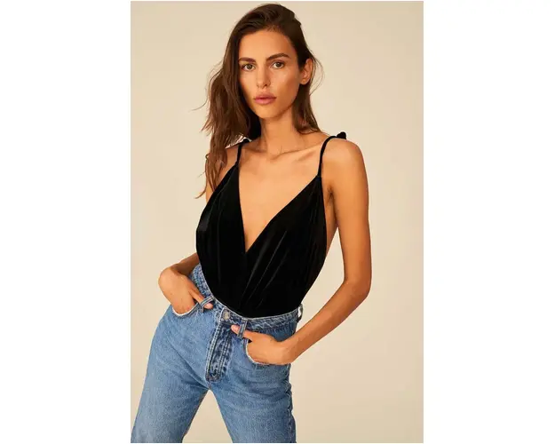 Undress Code body Once In a Blue Moon culoarea negru, neted