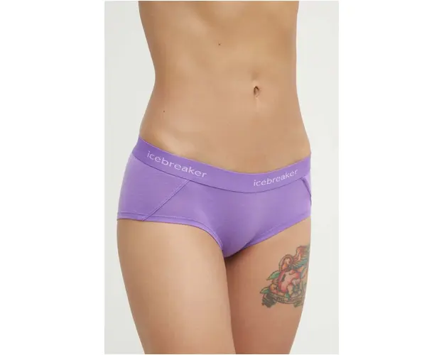 Icebreaker lenjerie functionala Merino Sprite Hot culoarea violet, IB103023B731