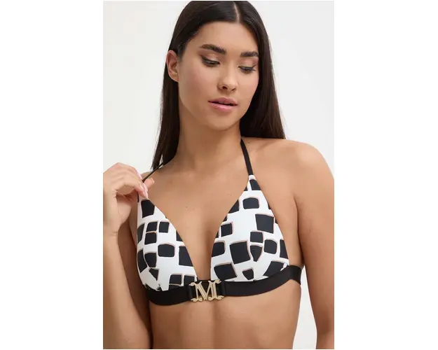 Max Mara Beachwear sutien de baie culoarea negru, cupa usor rigidizata, 2416821249600 2416820000000