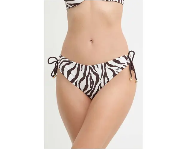 Max Mara Beachwear chiloti de baie culoarea maro, 2416821289600 2416820000000