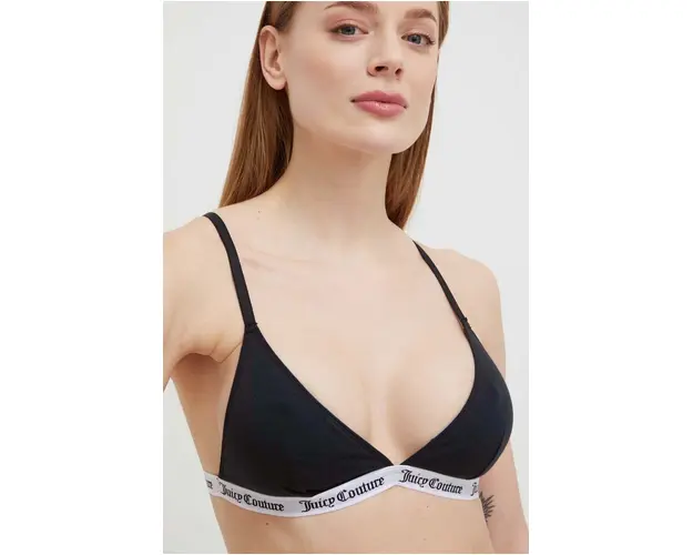Juicy Couture sutien culoarea negru, neted