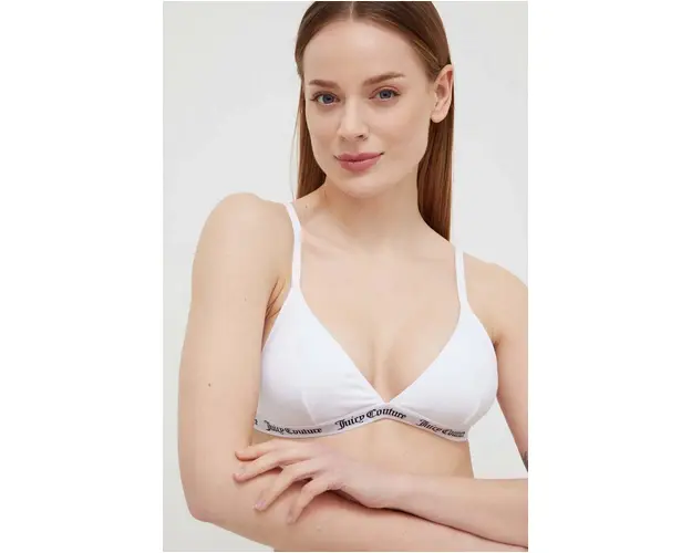 Juicy Couture sutien culoarea alb, neted