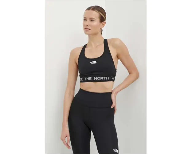 The North Face sutien sport culoarea negru, NF0A87JXJK31