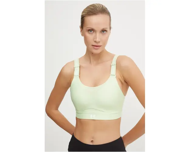 Under Armour sutien sport Infinity 2.0 High culoarea verde, neted