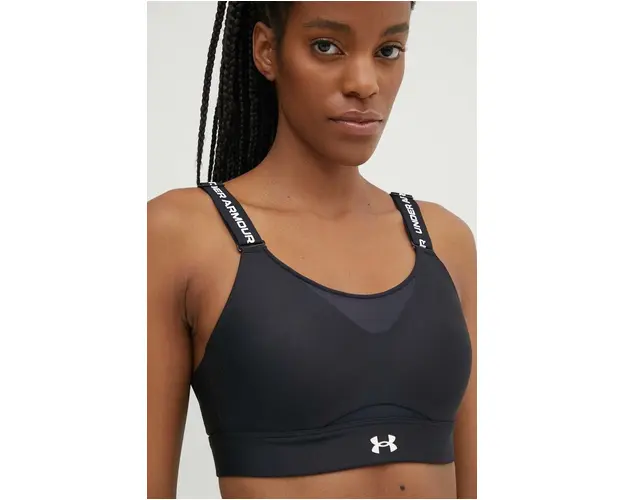 Under Armour sutien sport Infinity 2.0 High culoarea negru, neted
