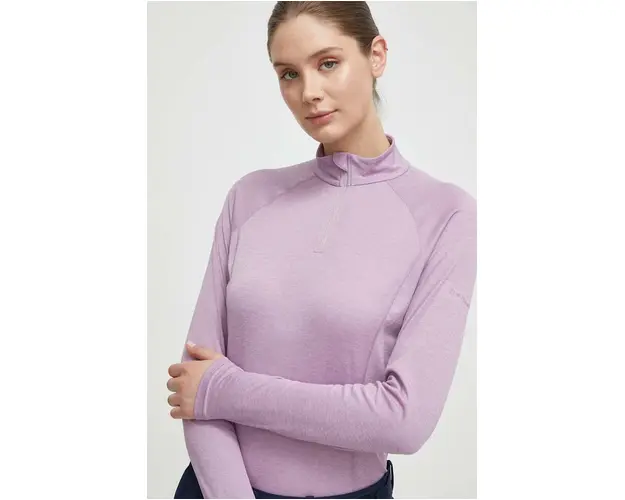 Montane longsleeve functional Dart Zip culoarea roz, FDRZI17