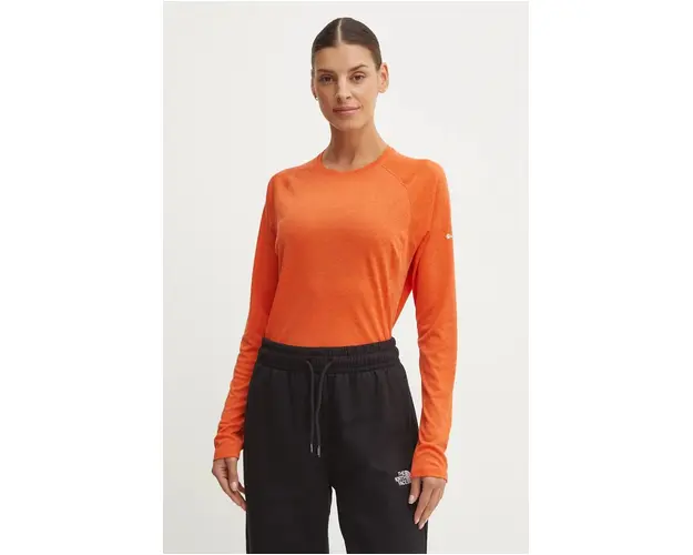 Montane longsleeve functional Dart culoarea portocaliu, FDLST17