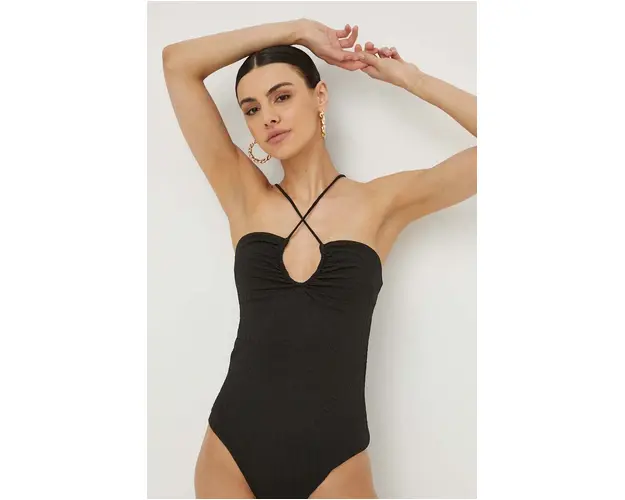By Malene Birger costum de baie dintr-o bucata culoarea negru, cupa moale