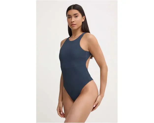 Picture costum de baie dintr-o bucata Kalen culoarea albastru marin, cupa usor rigidizata, SWI026