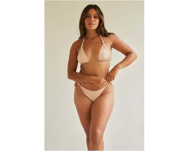 Praia Beachwear costum de baie din doua piese Like A Virgin RHODONITE culoarea bej, cupa moale, BB.LikeAVirginRHODONITE