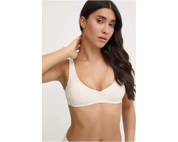 OAS sutien de baie culoarea bej, cupa usor rigidizata