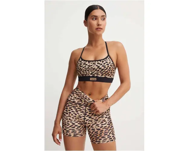 P.E Nation sutien sport Power Move culoarea maro, modelator, 242C140