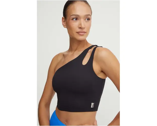 P.E Nation top de antrenament Day One culoarea negru, 242C003