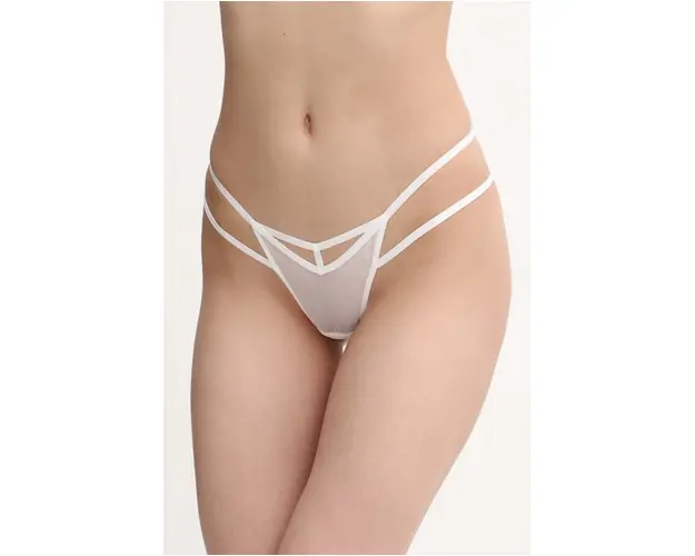 Scandale tanga culoarea alb, PST001