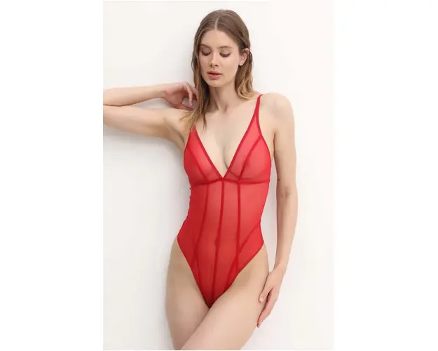 Scandale body culoarea rosu, neted, ABD001
