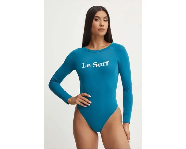 Drivemebikini costum de baie dintr-o bucata Le Surf Mare culoarea turcoaz, cupa moale