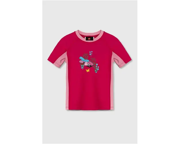 Lego tricou de inot pentru copii culoarea roz