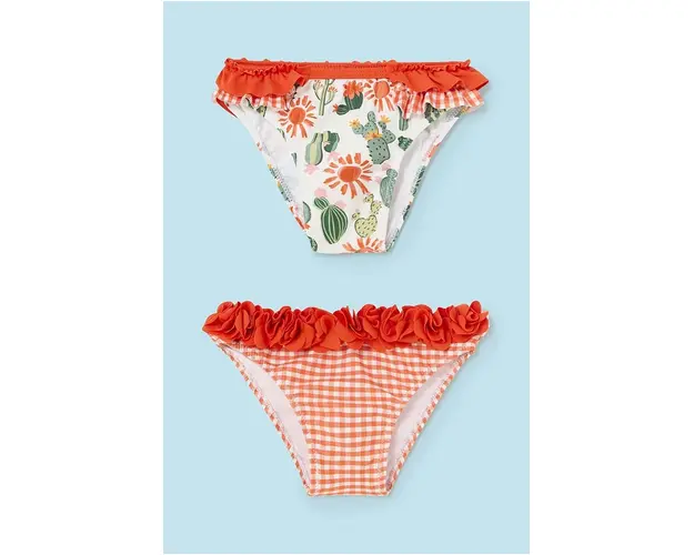 Mayoral slip de baie pentru bebelusi 2-pack culoarea portocaliu