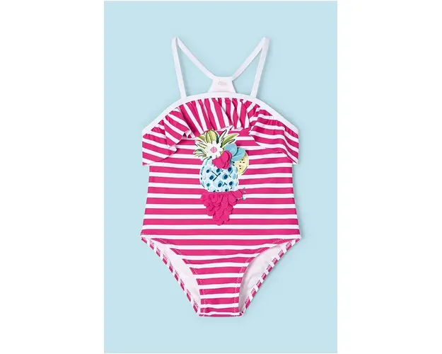 Mayoral costum de baie dintr-o bucata pentru copii culoarea roz