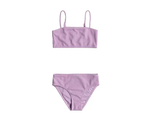 Roxy costum de baie pentru copii din doua piese ARUBA RG culoarea violet