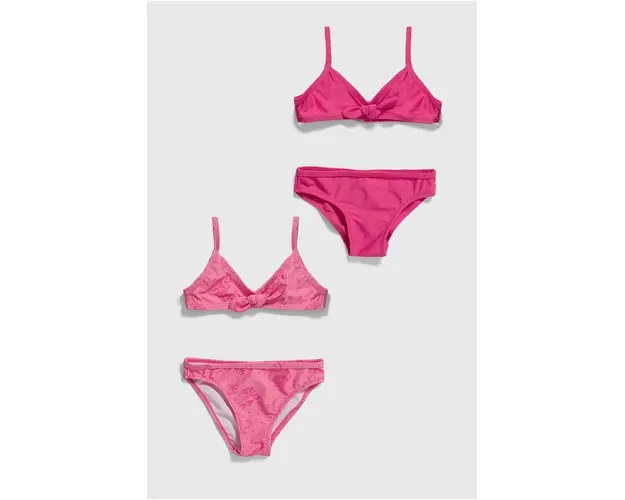 zippy costum de baie pentru copii din doua piese 2-pack culoarea roz