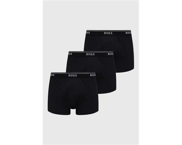 BOSS boxeri de bumbac 3-pack culoarea negru 50475685
