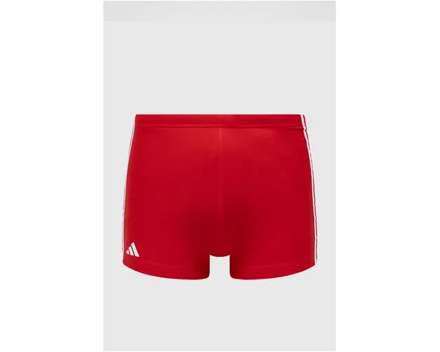 adidas Performance costum de baie 3 Stripes culoarea rosu HT2075