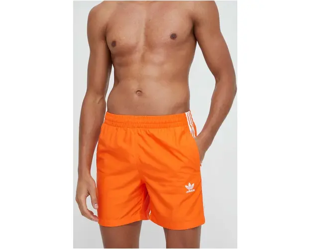 adidas Originals pantaloni scurti de baie culoarea portocaliu IT8657