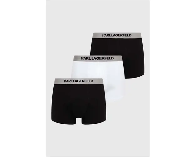Karl Lagerfeld boxeri 3-pack barbati, culoarea negru