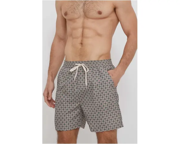 Les Deux pantaloni scurti de baie culoarea bej