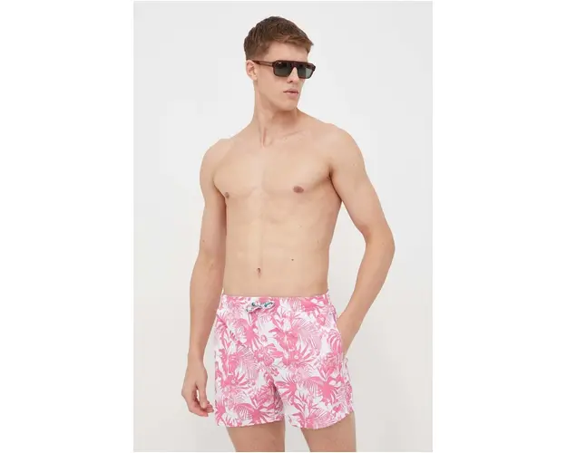 Pepe Jeans pantaloni scurti de baie culoarea roz