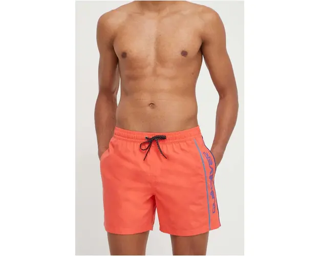 Quiksilver pantaloni scurti de baie culoarea rosu
