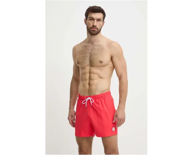 Michael Kors pantaloni scurti de baie culoarea rosu