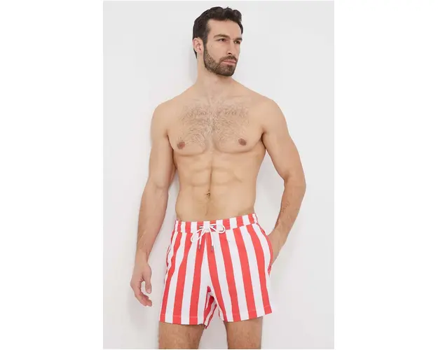 Michael Kors pantaloni scurti de baie culoarea rosu