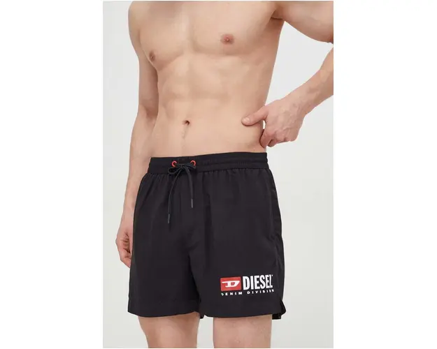 Diesel pantaloni scurti de baie culoarea negru A13161.0INAC