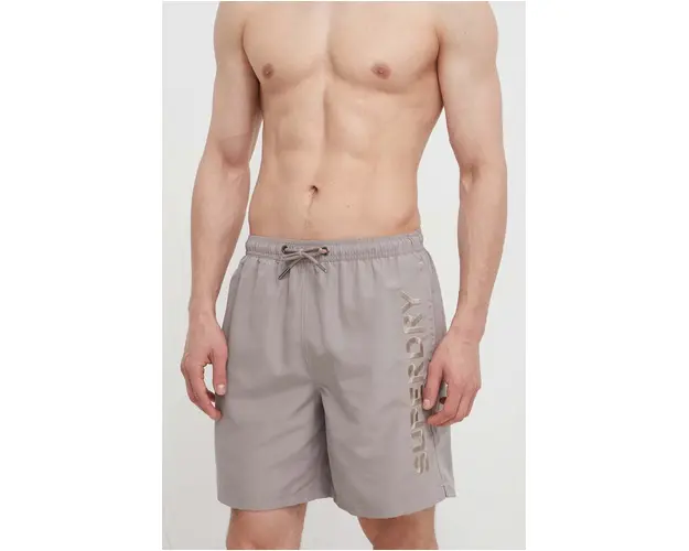 Superdry pantaloni scurti de baie culoarea bej