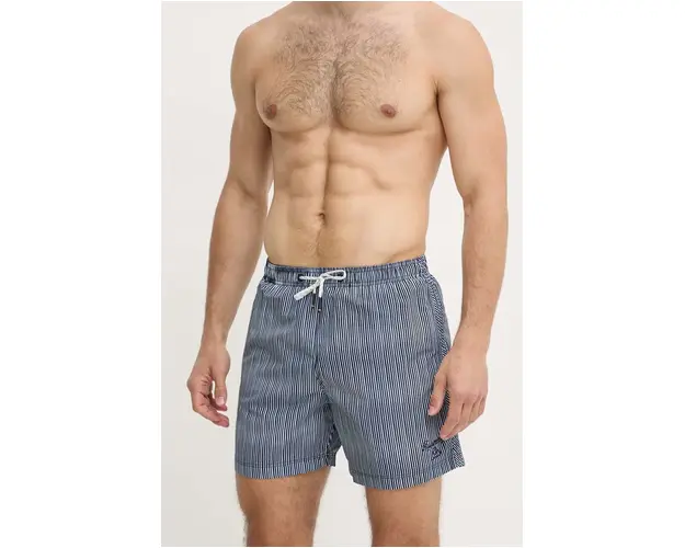 Superdry pantaloni scurti de baie culoarea albastru marin