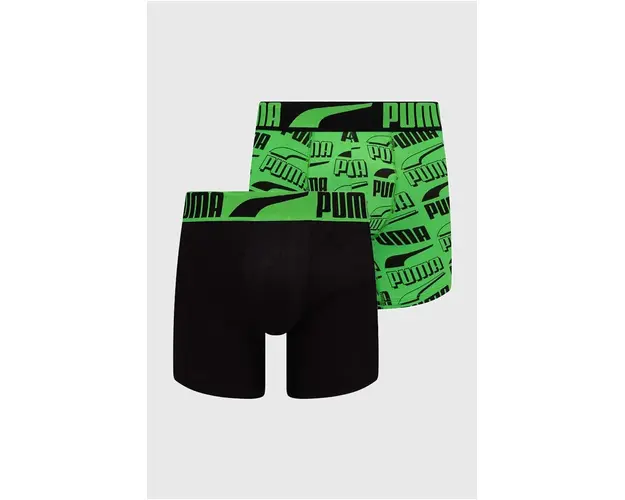 Puma boxeri 2-pack barbati, culoarea verde, 938307
