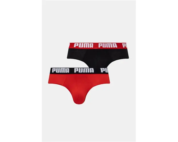 Puma slip 2-pack barbati, culoarea rosu, 938322