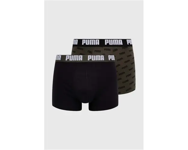 Puma boxeri 2-pack barbati, culoarea verde, 938324