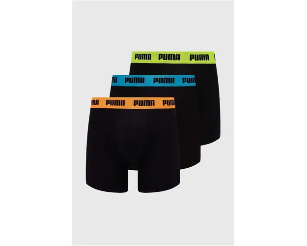 Puma boxeri 3-pack barbati, culoarea negru, 938327