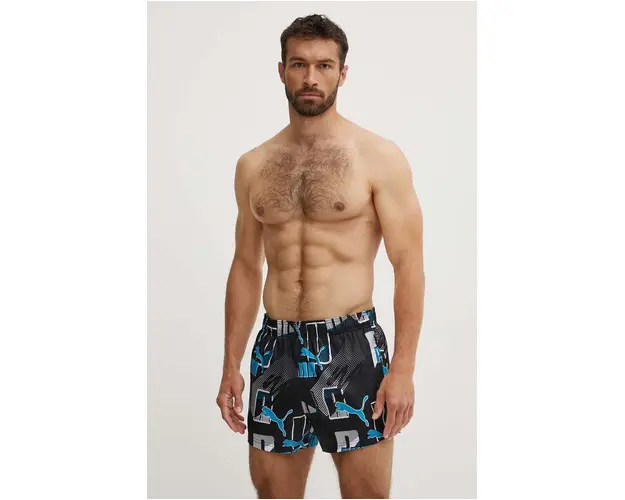 Puma pantaloni scurti de baie culoarea negru, 938361