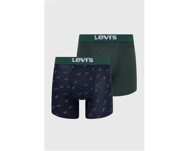 Levi's boxeri 2-pack barbati, culoarea albastru marin