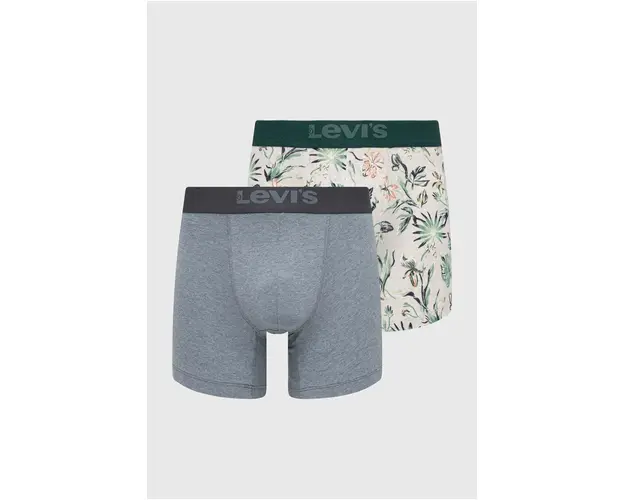 Levi's boxeri 2-pack barbati, culoarea verde