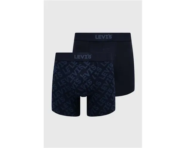 Levi's boxeri 2-pack barbati, culoarea albastru marin